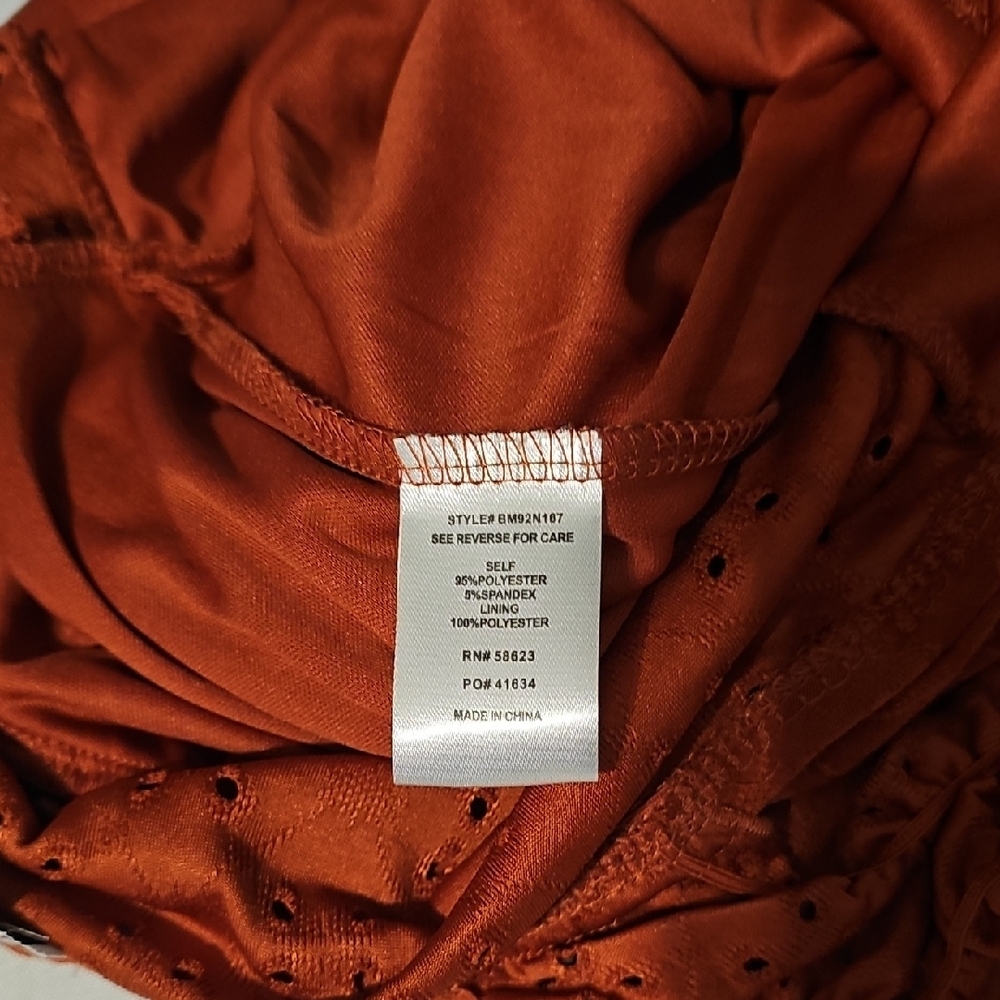 Heart & Heels Ruffled Rust Romper - Picture 7 of 9